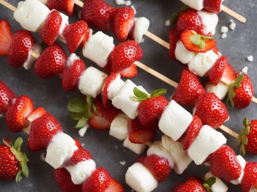 Marshmallow & Strawberry Kebabs