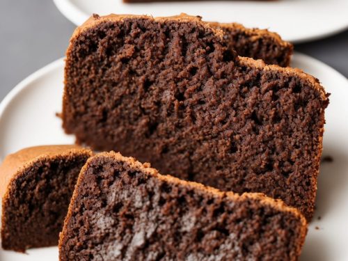 Marzipan Chocolate Loaf Cake