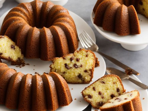 Marzipan-in-the-middle bundt cake