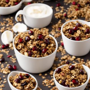 Matzo Granola with Coconut, Cashew & Cranberry