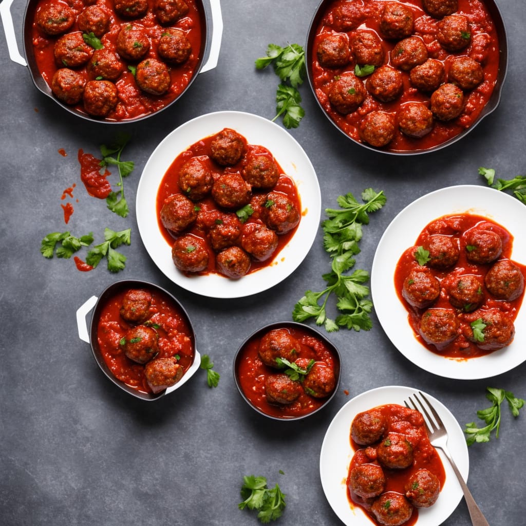 Meatballs with Spicy Chipotle Tomato Sauce