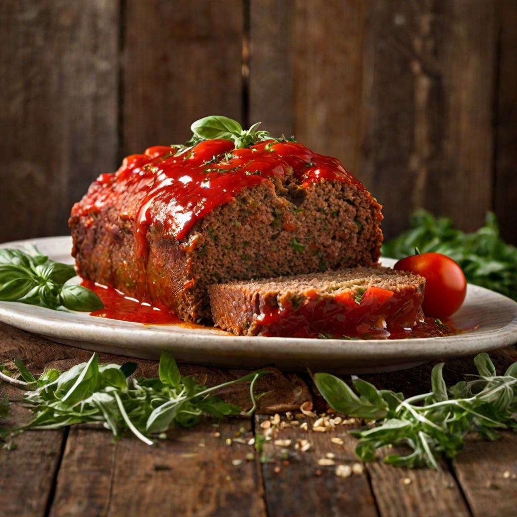 Meatloaf with Tomato Sauce