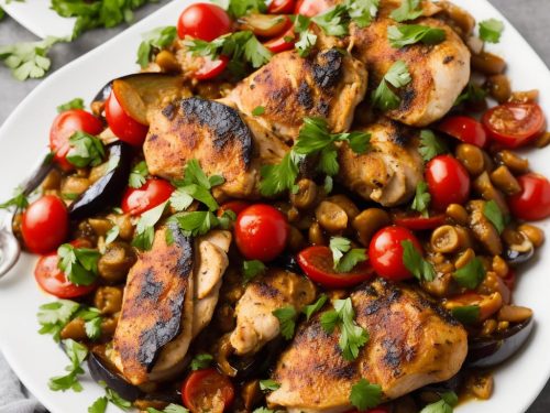 Mediterranean Chicken with Eggplant