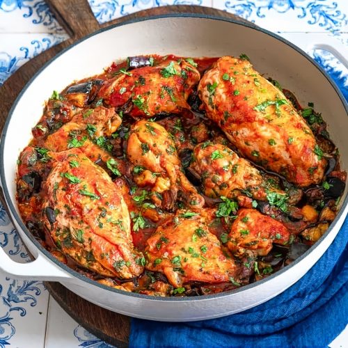 Mediterranean Chicken With Eggplant Recipe Recipes Net