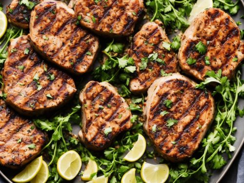 Mediterranean Grilled Pork Chops Recipe