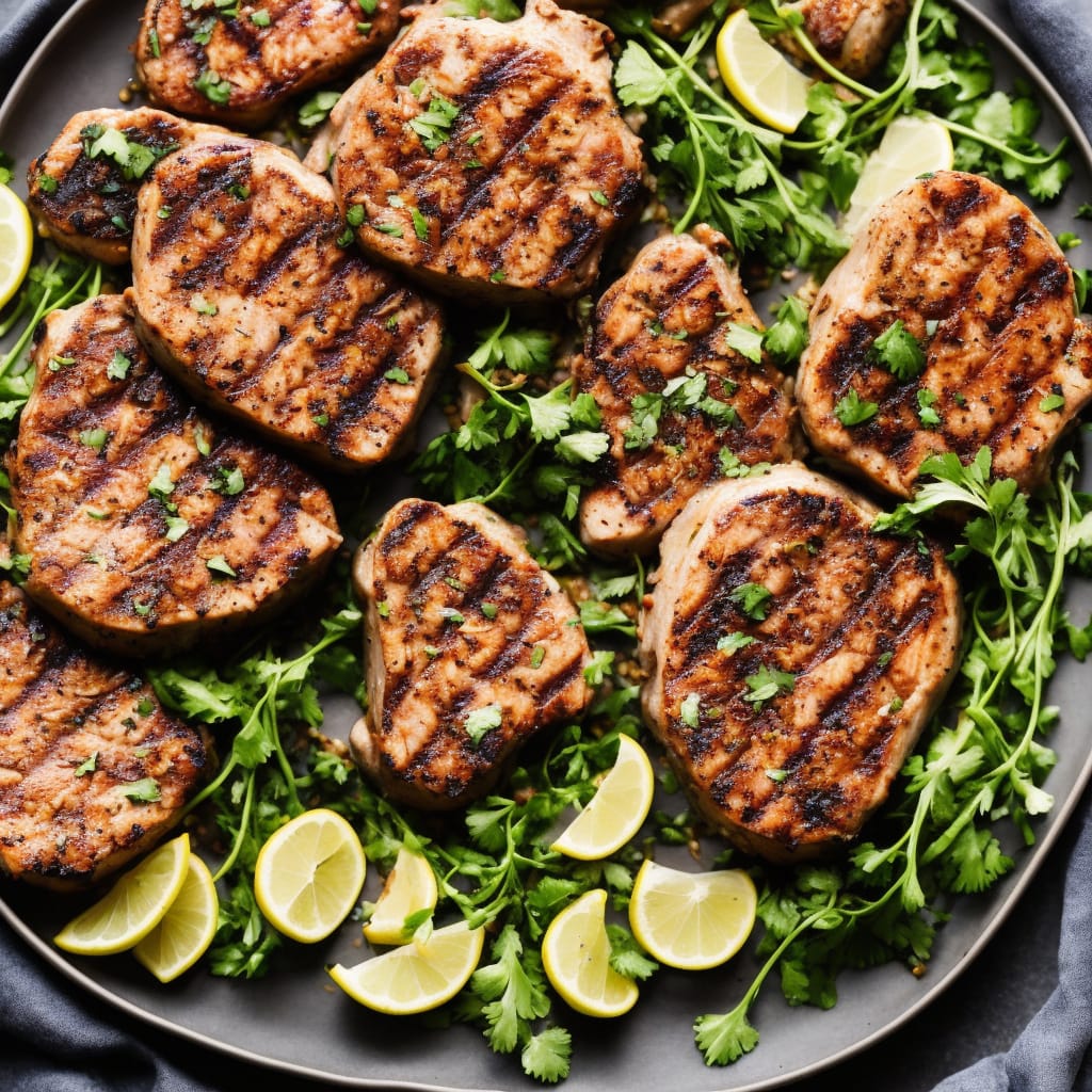 Mediterranean Grilled Pork Chops Recipe