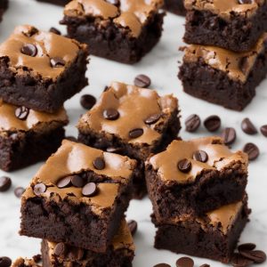 Melt-in-the-middle espresso martini brownies