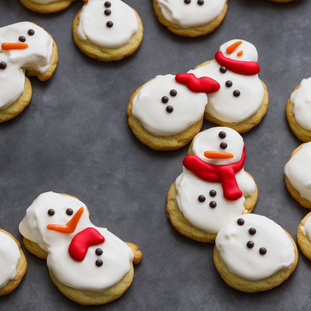 Melting Snowman Biscuits