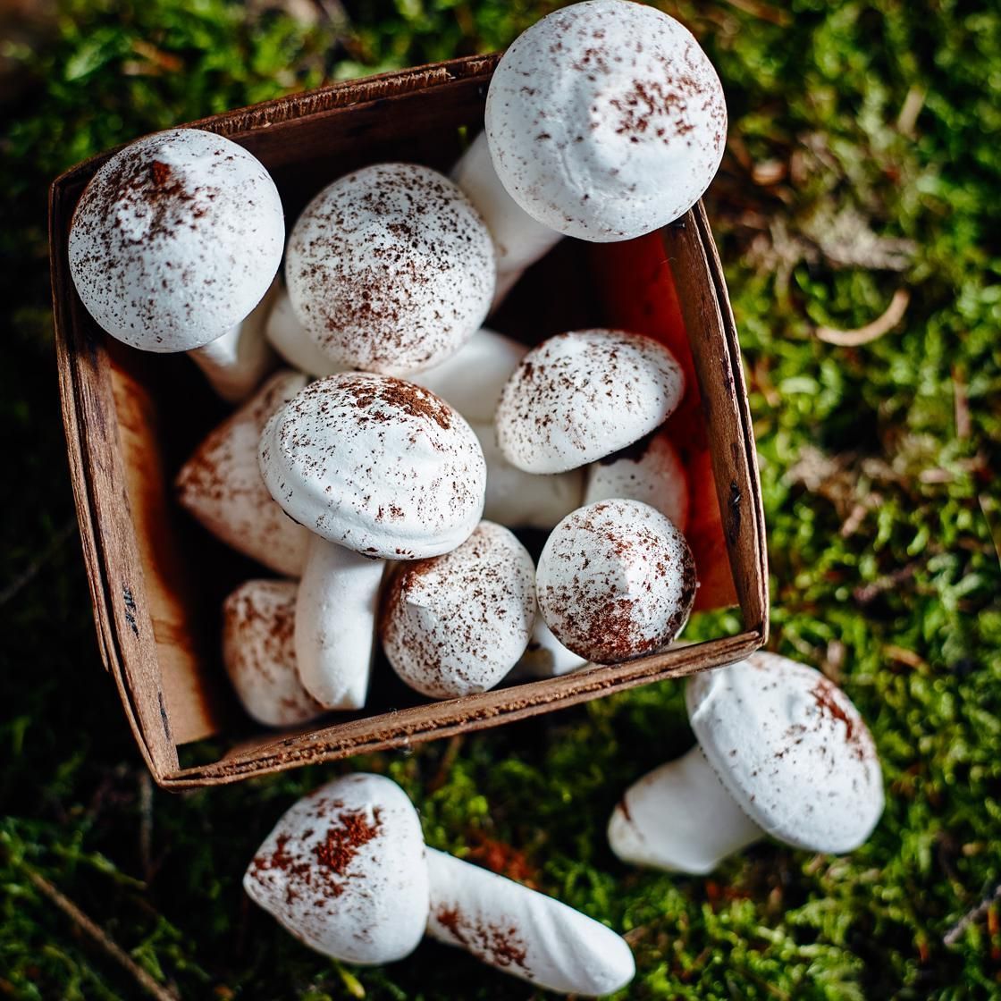 Meringue Mushrooms