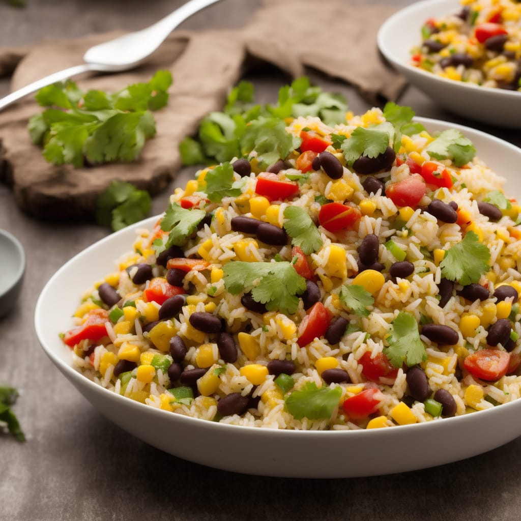 Mexican Rice & Bean Salad
