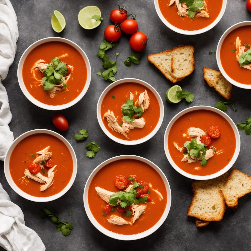 Mexican Roast Chicken & Tomato Soup