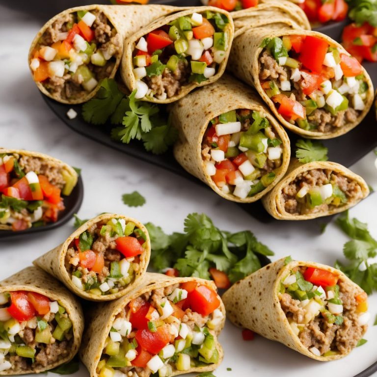 Mexican Wraps with Simple Salsa Recipe