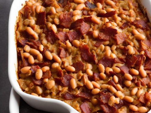Microwave Bacon & Bean Casserole