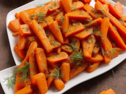 Microwave Honey & Fennel-Glazed Carrots Recipe