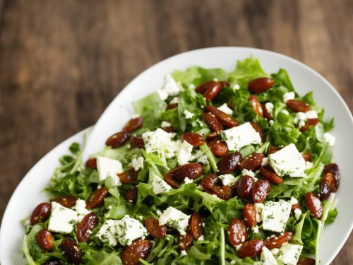 Middle Eastern Bread & Goat's Cheese Salad