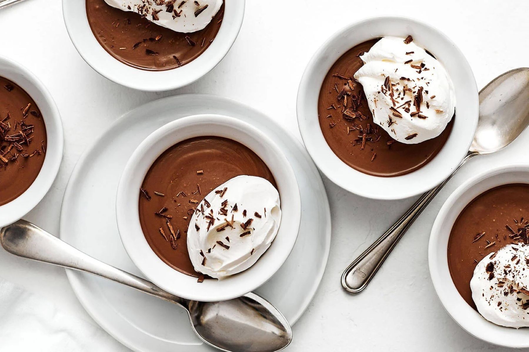 Milk Chocolate Pots with Citrus Shortbread