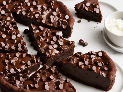 Millionaire's Chocolate Brownie Tart