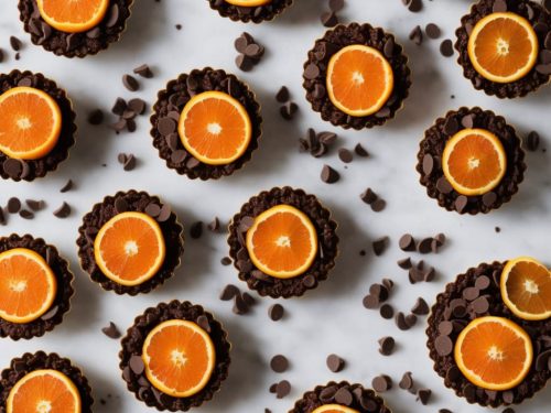 Mini Choc-Orange Cheesecake Tarts