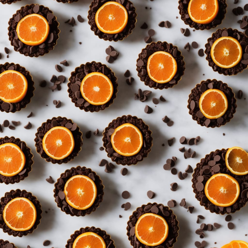 Mini Choc-Orange Cheesecake Tarts