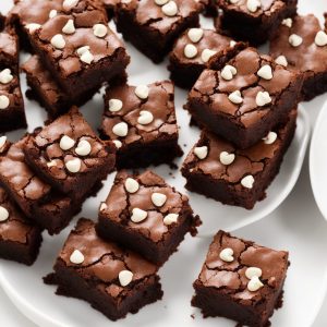 Mini Chocolate & Ginger Brownies