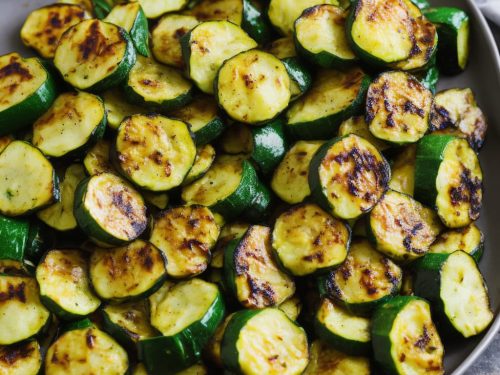 Minty Griddled Courgettes