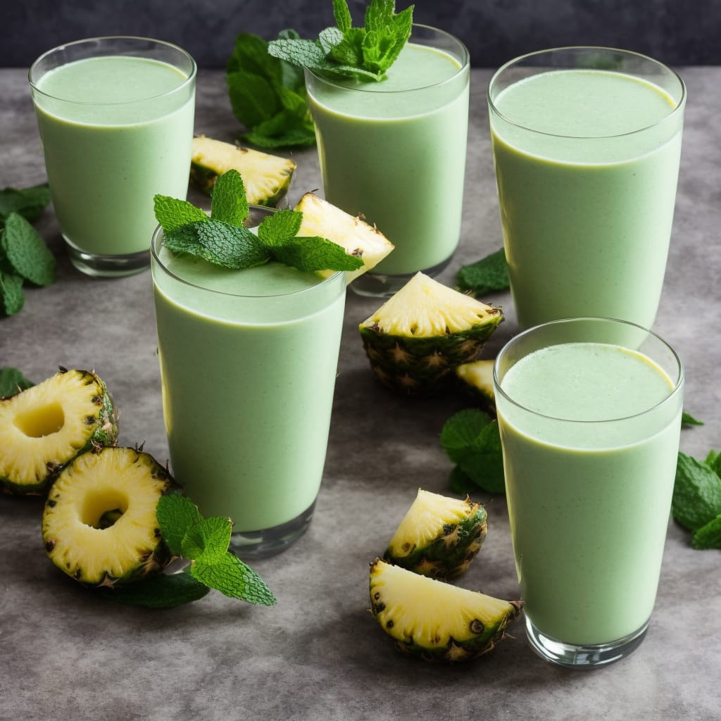 Minty Pineapple Smoothie