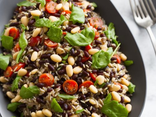 Mixed Bean & Wild Rice Salad
