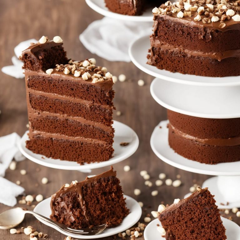 Mocha Hazelnut Cake Recipe
