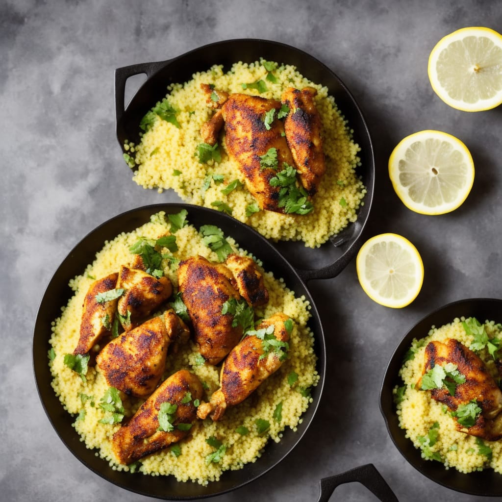 Moroccan Chicken with Lemon Couscous