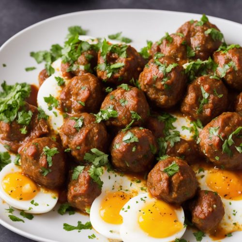 Moroccan Meatballs with Eggs Recipe