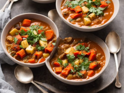 Moroccan Roasted Vegetable Soup