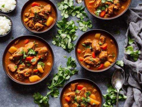 Moroccan-style chicken stew