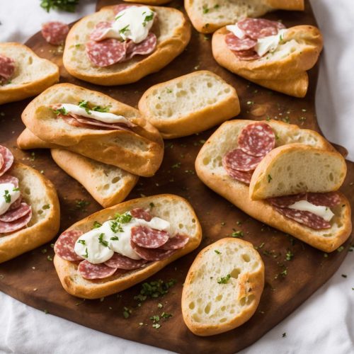 Mozzarella & Salami Ciabatta Recipe