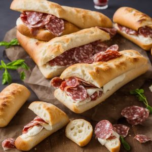 Mozzarella & Salami Picnic Baguette