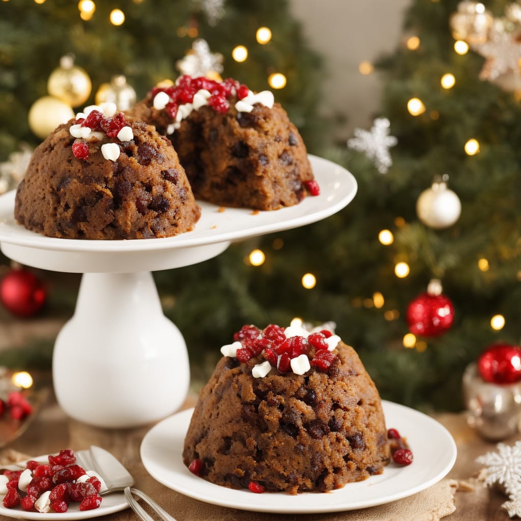 Christmas Pudding Cornflake Cakes - Cute and Tasty Christmas Cakes