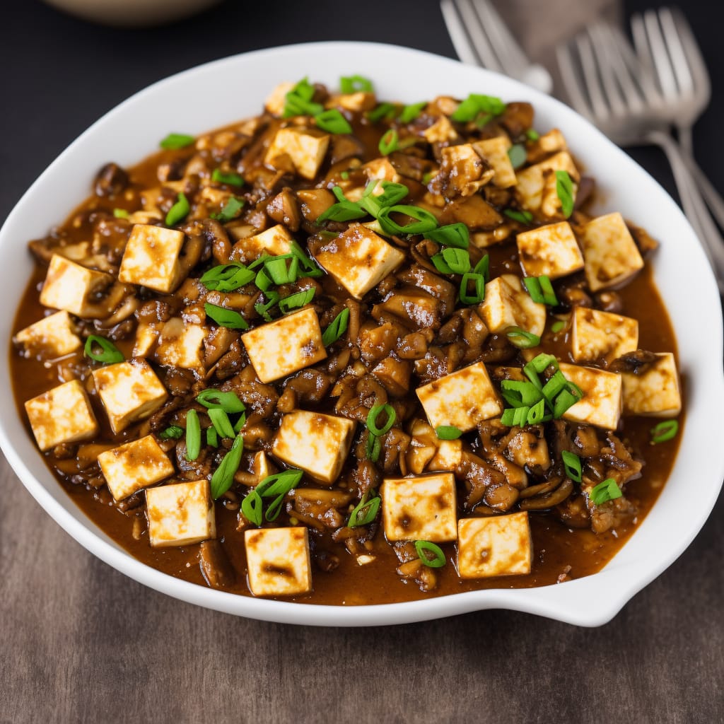 Mushroom Mapo Tofu