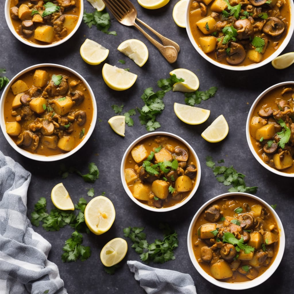 Mushroom & Potato Curry