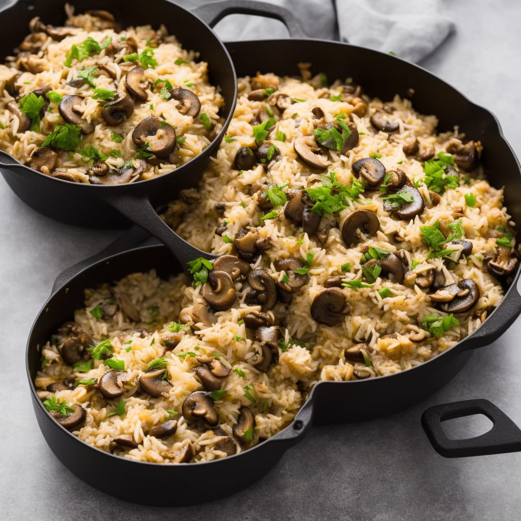 Mushroom & Rice One-Pot Recipe