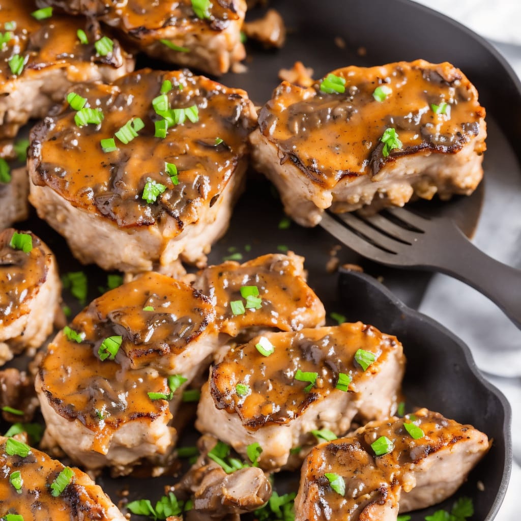 Mushroom Sauce Baked Pork Chops Recipe | Recipes.net