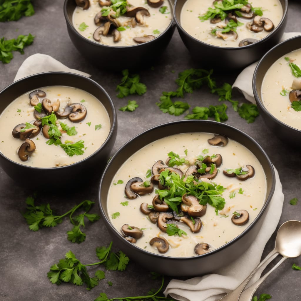 Mushroom Soup Without Cream Recipe