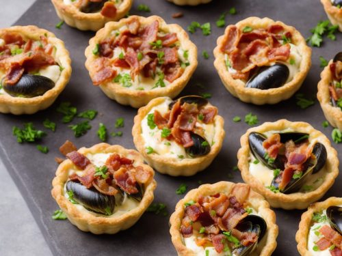 Mussel, Bacon & Brie Tartlets