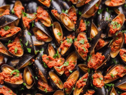 Mussels in Red Pesto