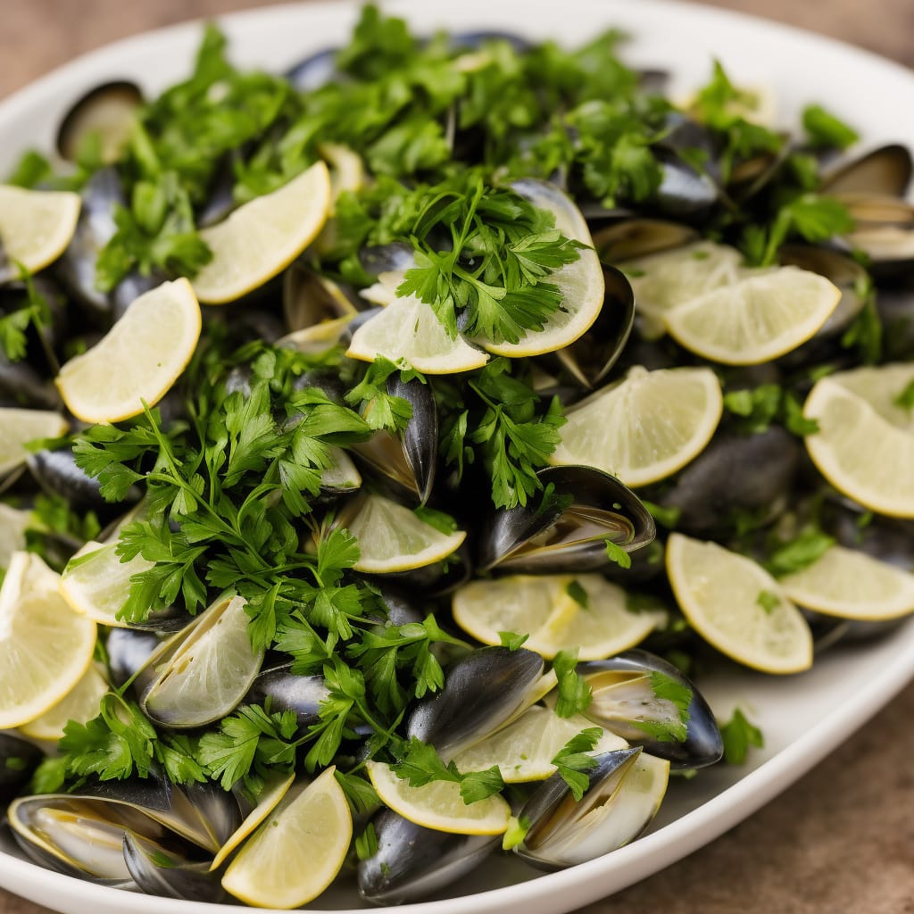 Mussels, White Wine & Parsley