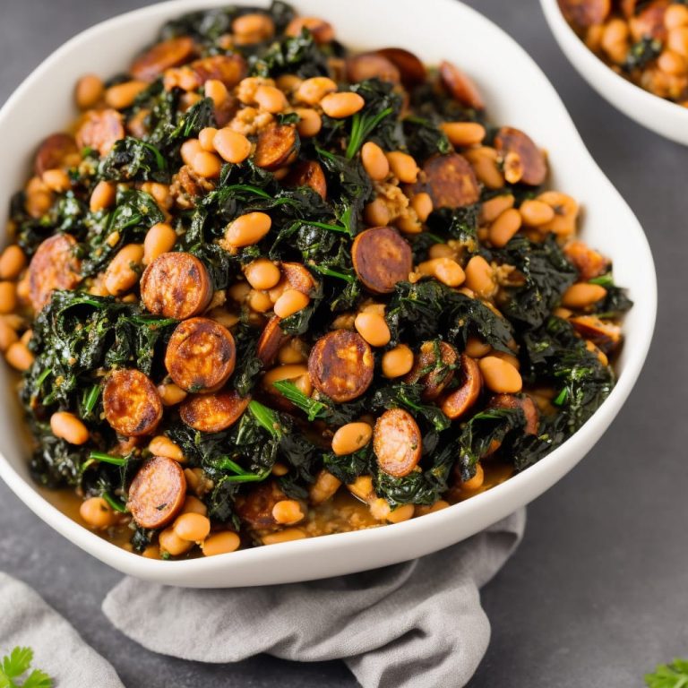 Mussels with Chorizo, Beans & Cavolo Nero Recipe