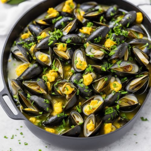 Mussels with Leeks & Saffron Recipe