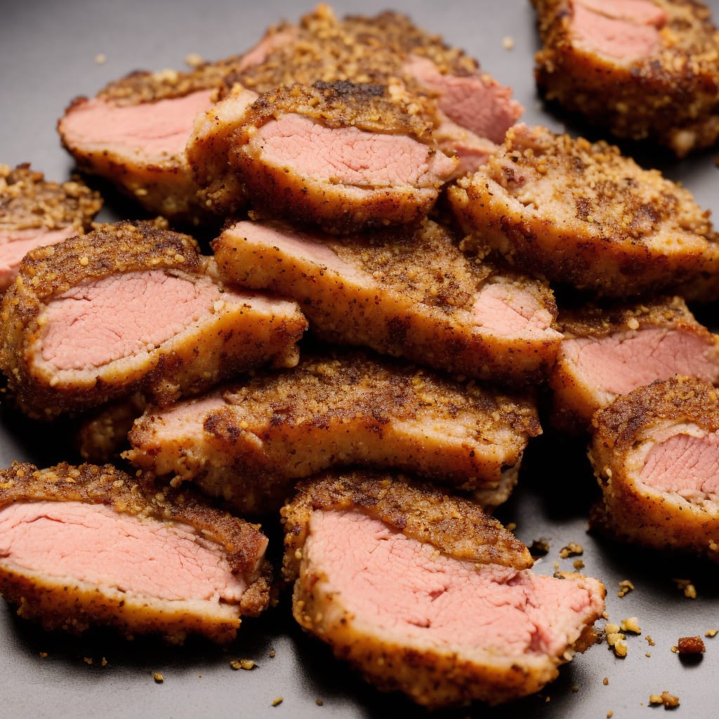 Mustard-Crusted Breast of Lamb