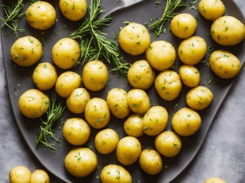 New Potatoes with Lemon & Chive Butter
