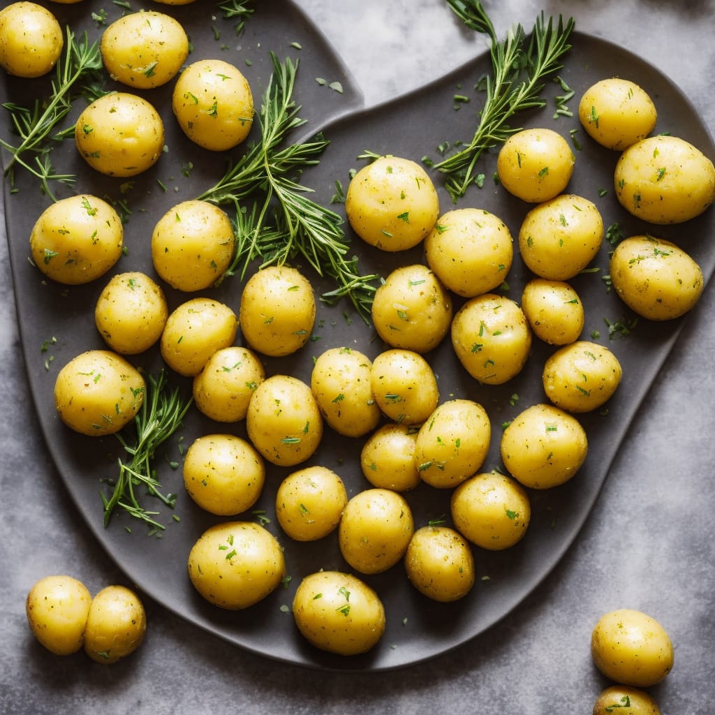New Potatoes with Lemon & Chive Butter