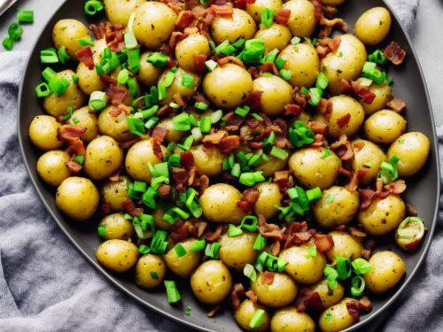 New Potatoes with Spring Onions & Bacon