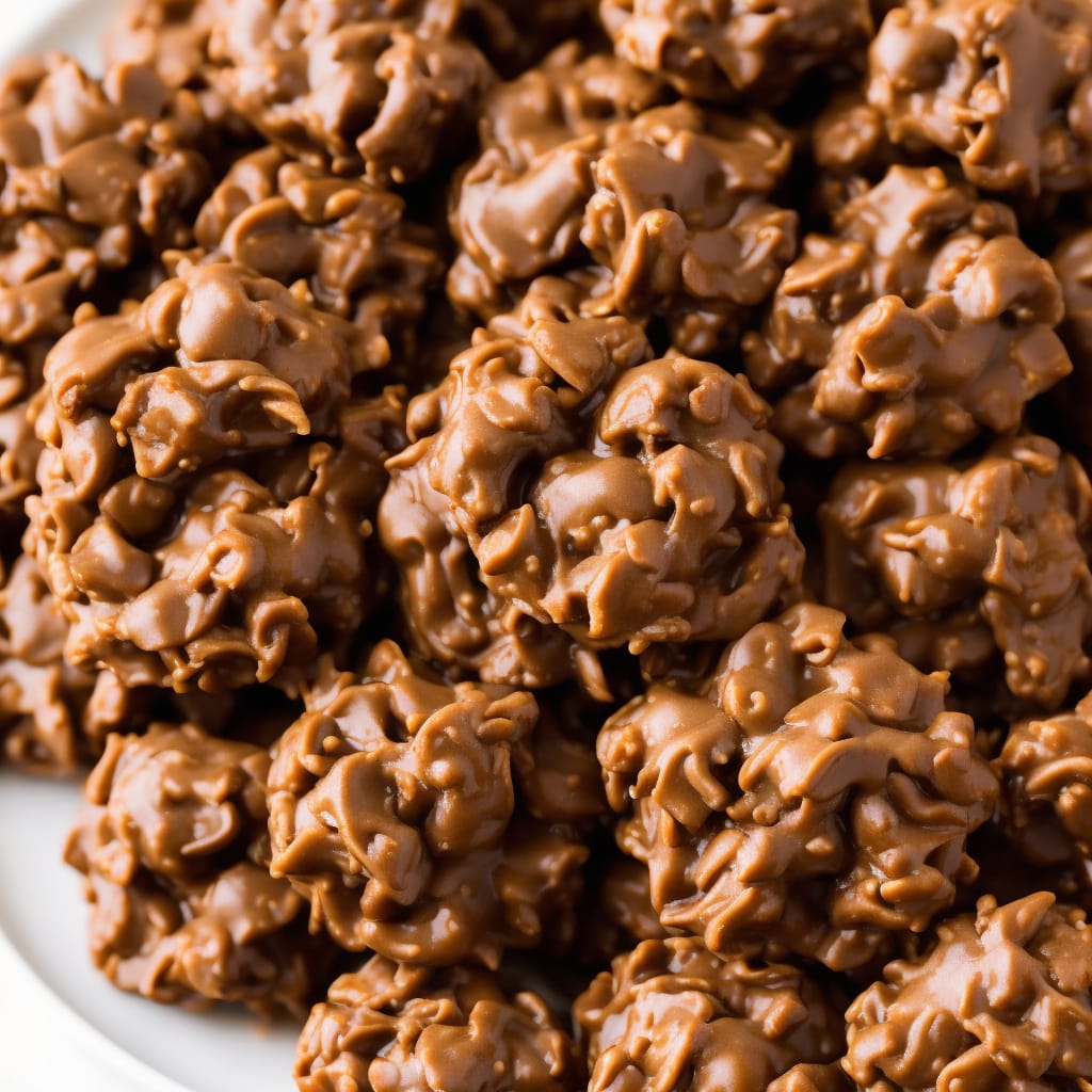 No-Bake Chocolate Chow Mein Cookie Clusters